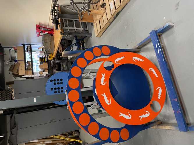 First coats on outter-ring and main